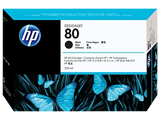 HP 80 350-ml Black Ink Cartridge (C4871A) — HP product image