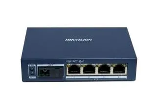 Hikvision DS-3D504TP-A 20KM Gigabit PoE Fiber Transceiver