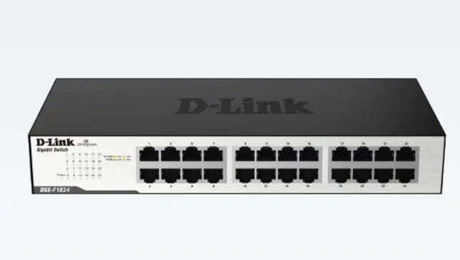 D-Link 24 Port 10/100/1000 Mbps Unmanaged Switch DGS-F1024 product image