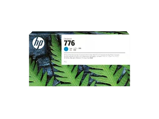 HP 776 1-liter Cyan Ink Cartridge (1XB09A) — HP product image