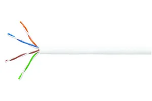 CommScope 884048914/10 | CS24Z3 Category 5e U/UTP Cable, low smoke zero halogen, white jacket, 4 pair count, 1000 ft (305 m) length, CommPak box