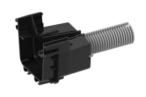 CommScope FGSB-ASRI-5F | FiberGuide Adapter Kit, Square to 2" Round, 4x4in, 5ft Slotted, Black