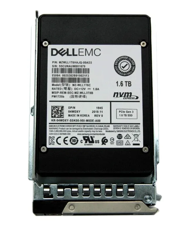 Dell 4WDXY 1.6TB NVMe SSD
