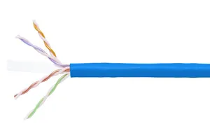 CommScope UTG760245083 | GigaSPEED XL 2071E-UTG ETL Verified Category 6 U/UTP Cable, plenum, blue jacket, 4 pair count, 1000 ft (305 m) length, reel