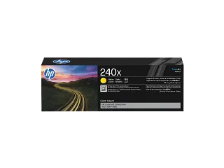 HP 240X High Yield Yellow Original LaserJet Toner Cartridge (W2402X) — HP product image