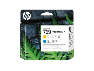 HP 769 Cyan/Yellow 3-4 DesignJet Printhead (7K5U6A) — HP product image