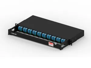 CommScope 760238951 | 1RU patch panel which interfaces with QSFP ports to easily break them out in LC connections. The MPO and LC ports are both front facing for easy mapping and