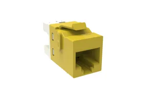 CommScope 2291216-YL | KJ-Series Modular Jack, RJ45, Cat6 Unshielded, Yellow