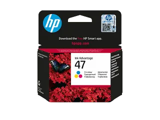 HP 47 Tri-color Original Cartridge (6ZD61AE) — HP product image