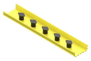 CommScope FGS-MSHS-STOR-F | FiberGuide Slack Storage Straight Section, 4x12in, Yellow