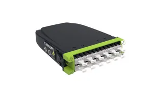 CommScope 760242973 | InstaPATCH 360 LazrSPEED WideBand Module, 24 LC ports, Lime Green, iPatch Ready