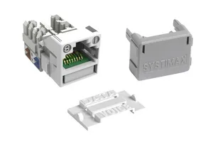CommScope 760258934 | PowerSUM M-Series Modular Jack, RJ45, Cat5e Unshielded, ProWhite