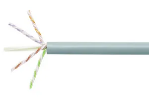 CommScope 760105932 | GigaSPEED X10D 2091B ETL Verified Category 6A U/UTP Cable, slate jacket, 4 pair count, 1000 ft (305 m) length, reel