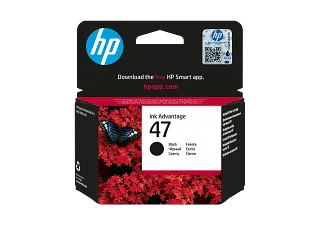 HP 47 Black Original Cartridge (6ZD21AE) — HP product image