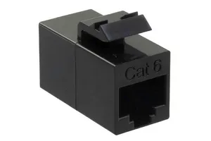 CommScope 2111123-1 | SL-Series Coupler, RJ45, Cat6 Unshielded, Black