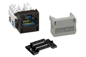 CommScope 760182181 | GigaSPEED X10D M-Series Modular Jack, RJ45, Cat6A Unshielded, Brown