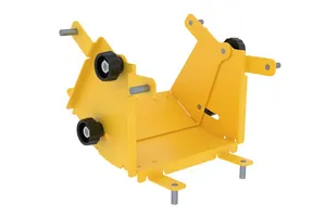 CommScope FGS-HUVE-B | FiberGuide FlexGuide 15-35° Up Elbow 4x6in, Yellow