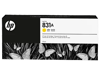 HP 831A 775-ml Yellow Latex Ink Cartridge (CZ685A) — HP product image