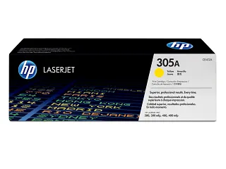 HP 305A Yellow Original LaserJet Toner Cartridge (CE412A) — HP product image
