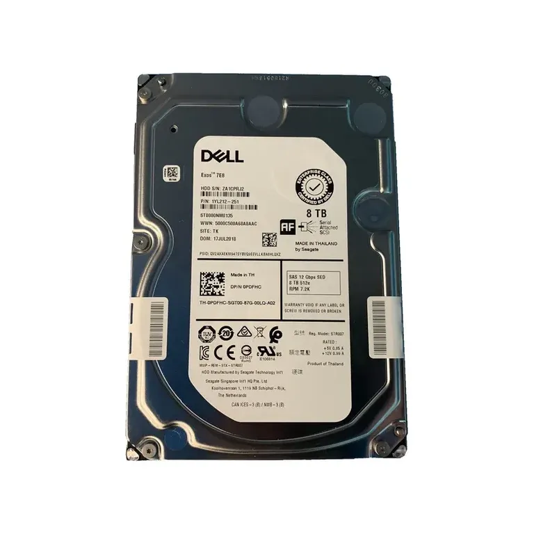 Dell PDFHC 8TB SAS Hard Drive