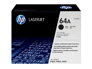 HP 64A Black Original LaserJet Toner Cartridge (CC364A) — HP product image