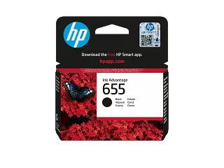 HP 655 Black Original Ink Advantage Cartridge (CZ109AE) — HP product image