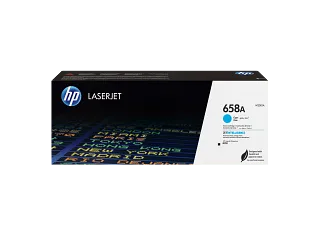 HP 658A Cyan Original LaserJet Toner Cartridge (W2001A) — HP product image