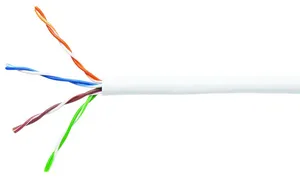 CommScope 57535-2 | Copper Cable, category 5e, 4 pair, UTP, PVC, 24 AWG solid, 305 m pull-box, white