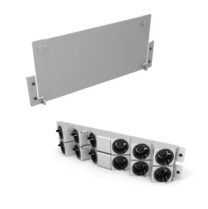 CommScope 760258423 | 1U EPX PNL (LGX) Plastic Door Kit. 1 door per kit, smoked gray color. Includes designation card