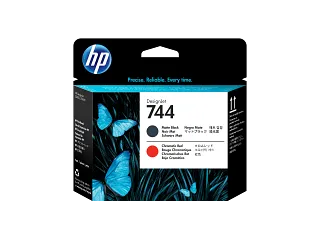 HP 744 Matte Black/Chromatic Red DesignJet Printhead (F9J88A) — HP product image