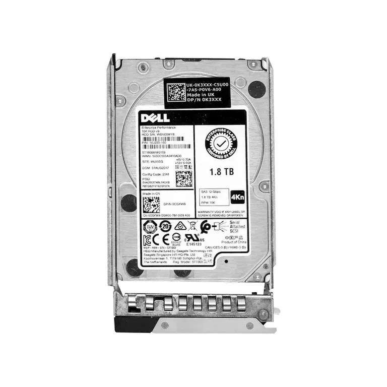 Dell CGKW9 1.8TB SAS Hard Drive