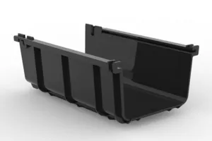 CommScope FGSB-MVAR-B | FiberGuide Expandable Straight Section, 4x6in, Black