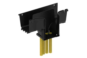 CommScope FGS-KT07-A4-15F | FiberGuide Quad 7/8in Flex Tube Attachment, 4x4in, 15ft Length, Yellow