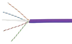 CommScope 884065614/10 | CS44Z3 ETL Verified Category 6A U/UTP LSZH Cable, violet jacket, 4 pair count, 1000 ft (305 m) length, reel