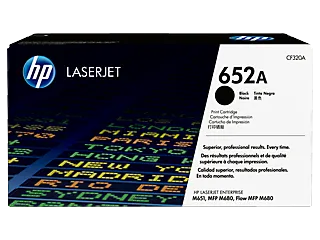 HP 652A Black Original LaserJet Toner Cartridge (CF320A) — HP product image