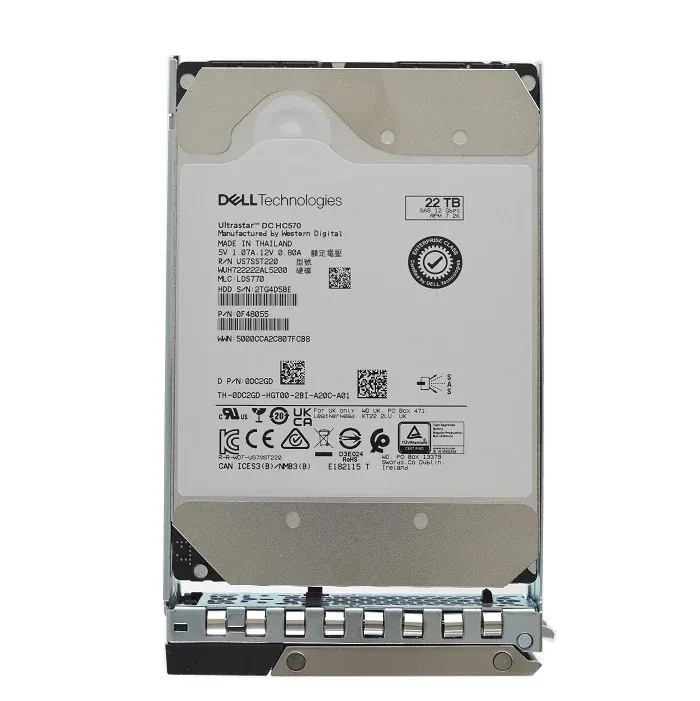 Dell DC2GD 22TB SAS Hard Drive