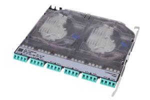 CommScope 760255085 | Propel Multimode Splice Cassette, 24LC with internal shutters, OM4 ribbon fiber pigtail, pairs straight ULL