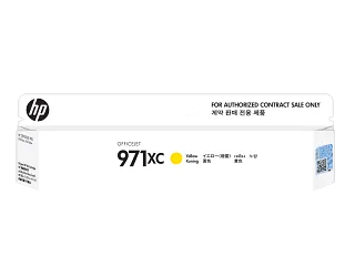 HP 971XC Yellow Ink Cartridge (F6U73AA) — HP product image