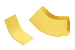 CommScope FGS-MU4A-C | FiberGuide 45° Up Elbow Kit, 2x2in, Yellow