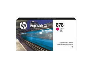 HP 878 1-liter Magenta PageWide XL Ink Cartridge (312Z3A) — HP product image