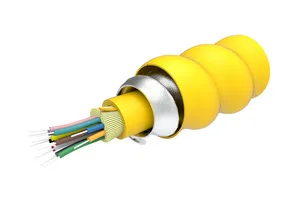 CommScope 760127316 | Fiber Indoor cable, TeraSPEED Riser Distribution, interlocking aluminum armored with riser jacket, 12 fiber single-unit, Gel-free, Singlemode G.652.D and