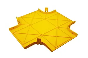 CommScope FGS-SHXP-B | FiberGuide Snap-on Cover for Horizontal Cross, 4x6in, Yellow