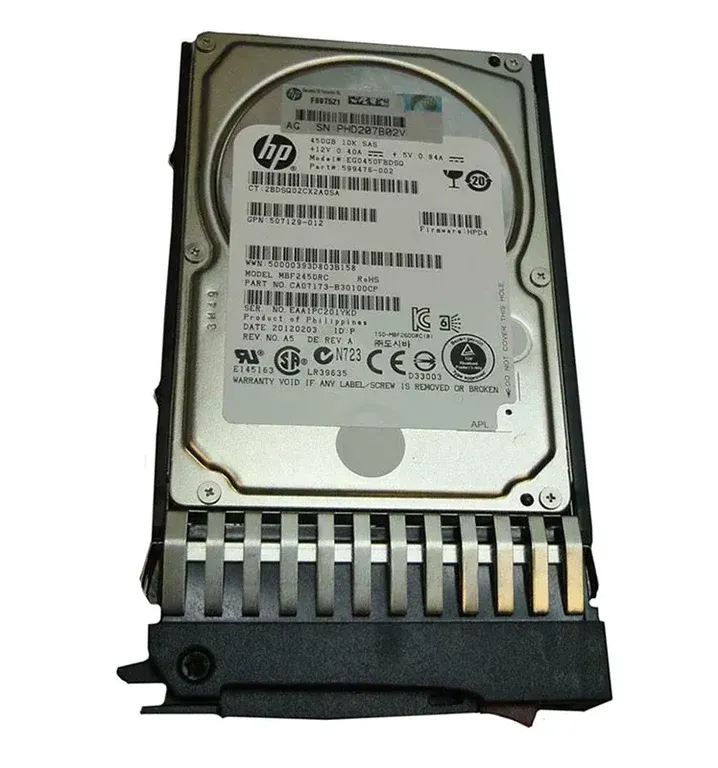 HPE 599476-002 450GB SAS Hard Drive
