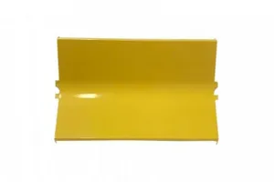 CommScope FGS-SU4E-A | FiberGuide Snap-on Cover for 45° Up Elbow, 4x4in, Yellow