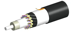CommScope 760256413 | Fiber indoor/outdoor cable, OFNR/LSZH Riser Rollable Ribbon Dual Rated Backbone, 72 fiber, Singlemode G.657.A2/B2, Feet jacket marking, Black jacket color, Cca flame rating