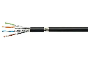 CommScope 4-2153161-1 | Copper Cable, category 7, S/FTP, 4-pair, 23 AWG, black
