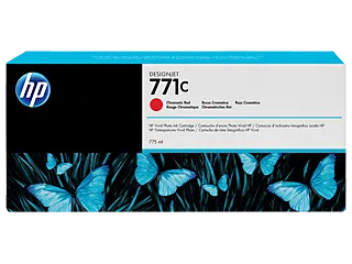 HP 771C 775-ml Chromatic Red DesignJet Ink Cartridge (B6Y08A) — HP product image