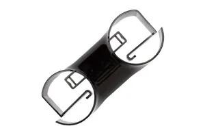 CommScope FGS-VQE22 | FiberGuide 2in Exit Trumpet for Vertical Channel, 1in Bend Radius, Black
