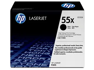 HP 55X High Yield Black Original LaserJet Toner Cartridge (CE255X) — HP product image