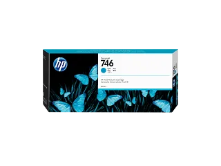 HP 746 300-ml Cyan DesignJet Ink Cartridge (P2V80A) — HP product image